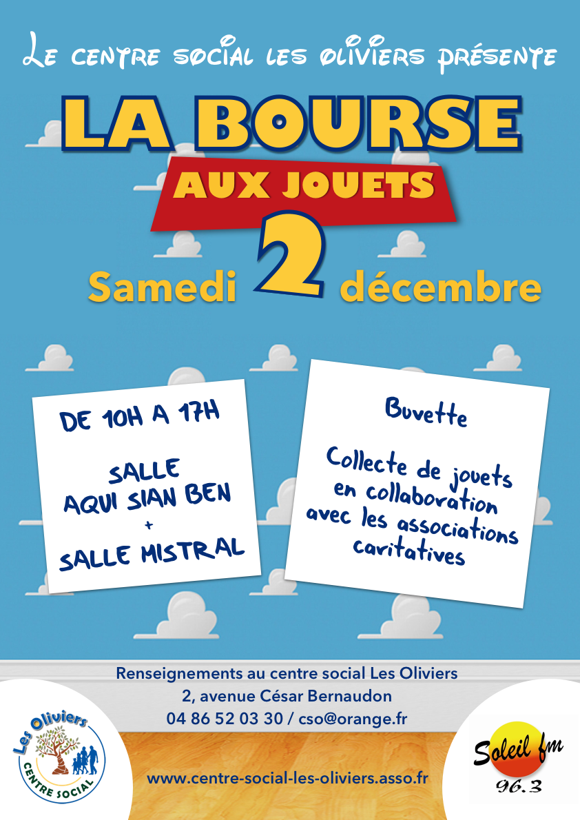 Affiche bourse aux jouets